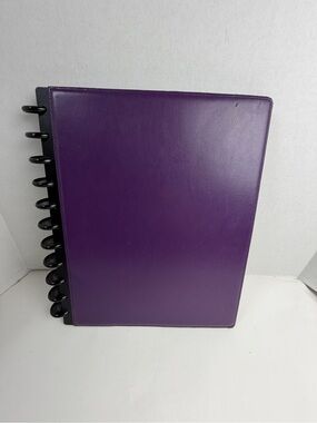 TUL Custom Note-Taking System Discbound Notebook, Letter Size, Leather Cover